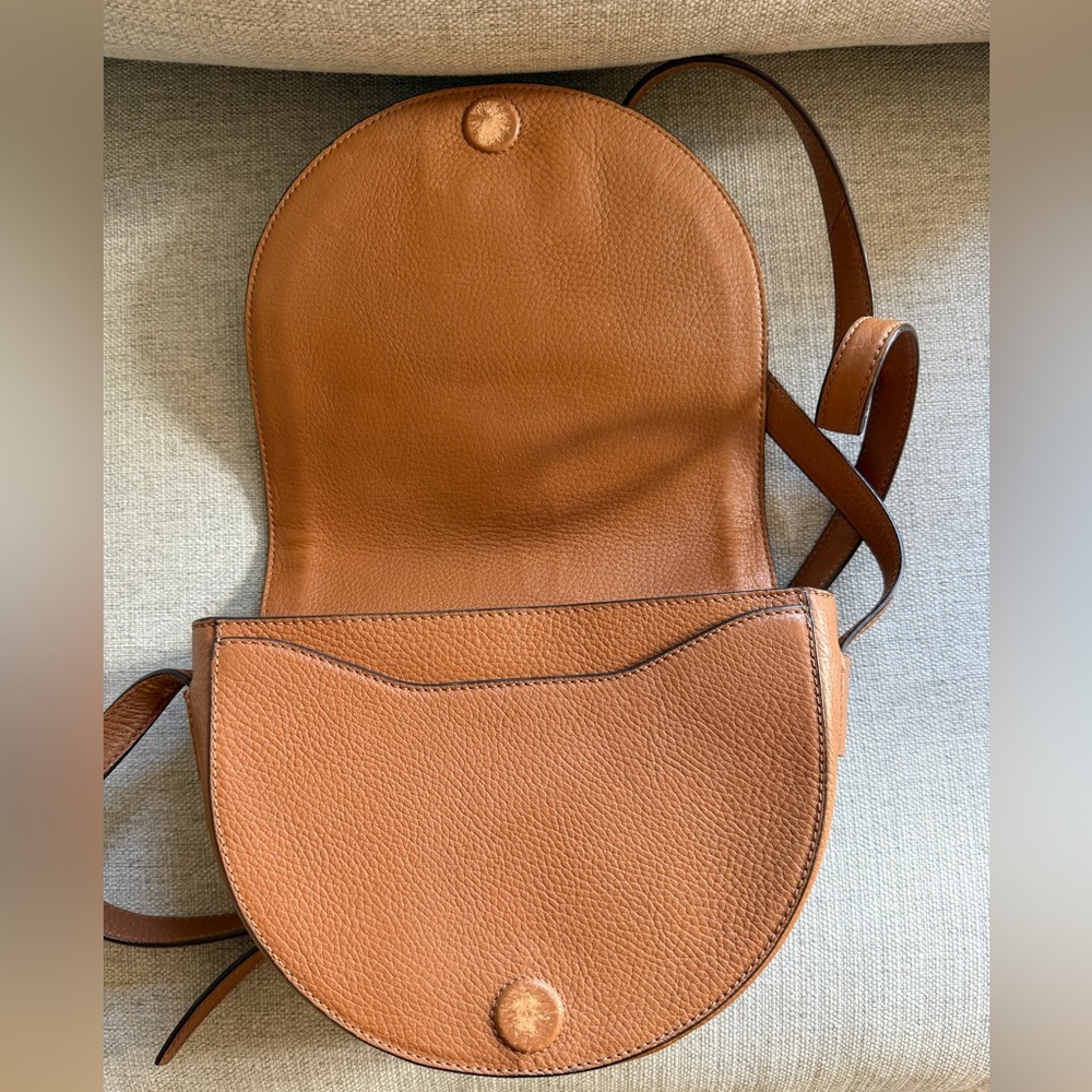 Tory Burch Brown Leather Crossbody Bag - Picture 6 of 7